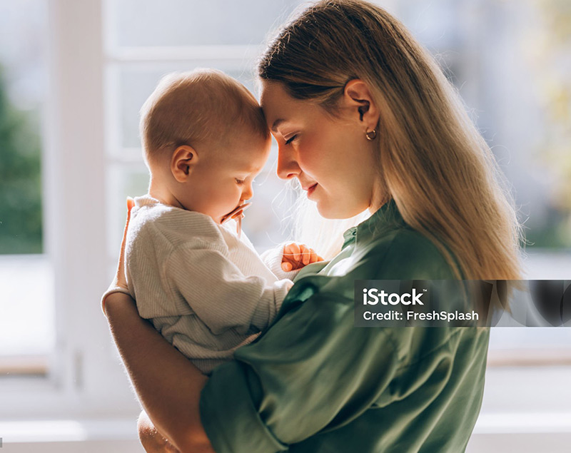 Mother Holding Baby